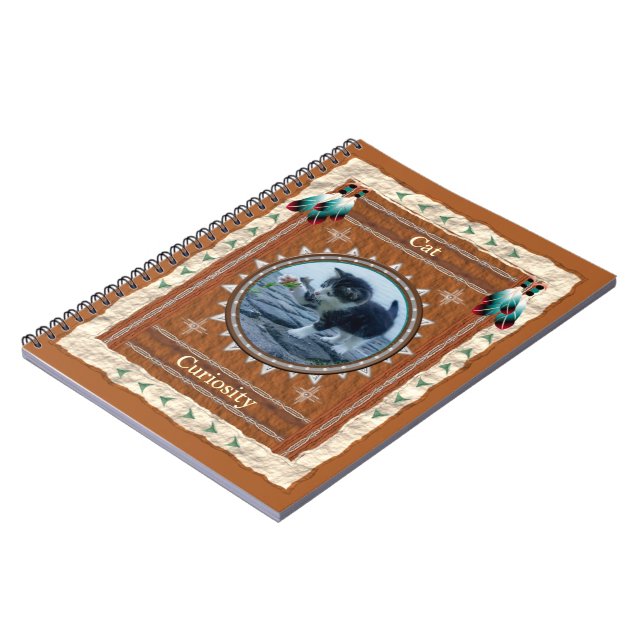Cat Curiosity Energy Notebook (Left Side)