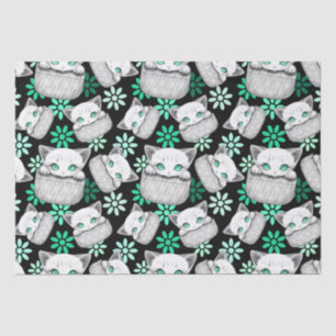 Cat Cute and Playful peaking from a Pocket Tissue Paper