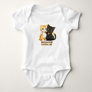 Cat cute baby bodysuit
