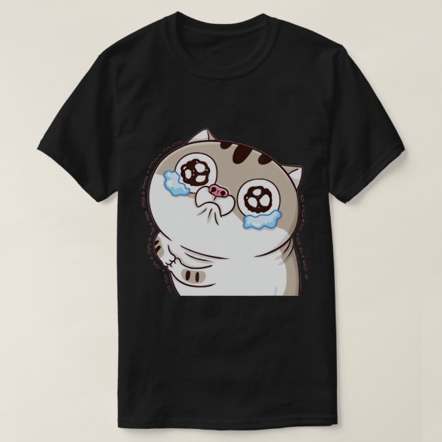 Cat, Cute Cat, Fat Cat, Cute Cat, Ami The Fat Cat, T-Shirt (Design Front)