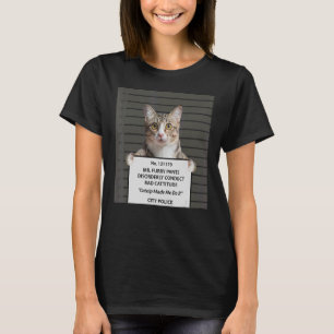 Cat Cute Guilty Cat  For Cat  Women Girls T-Shirt