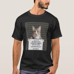 Cat Cute Guilty Cat  For Cat  Women Girls T-Shirt