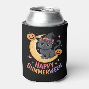Cat Cute Halloween Aesthetic Essential T-Shirt Can Cooler