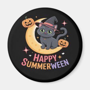 Cat Cute Halloween Aesthetic Essential T-Shirt Magnet