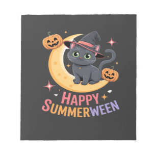 Cat Cute Halloween Aesthetic Essential T-Shirt Notepad