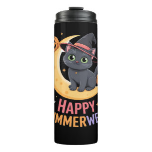 Cat Cute Halloween Aesthetic Essential T-Shirt Thermal Tumbler