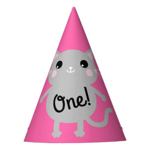 Cat Cute Kitty Kid's Birthday Party Theme Party Hat