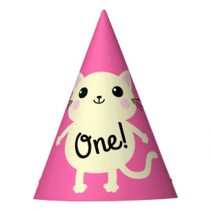 Cat Cute Kitty Kid's Birthday Party Theme Party Hat