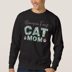 Cat Cute - Norwegian Forest Cat Mum Mam Sweatshirt