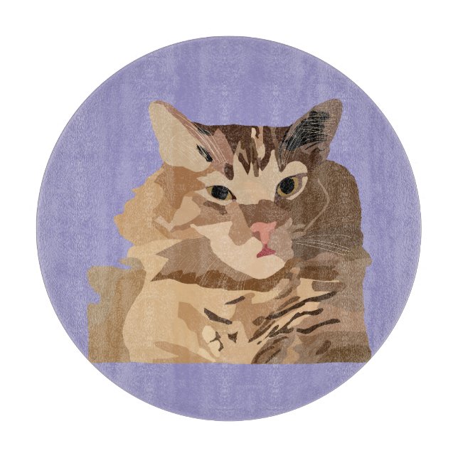 Cat Cutting Board (Front)