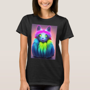 Cat Cyber Punk Weird Men Women Boys Girls  3 T-Shirt