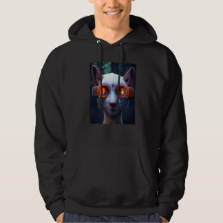 Cat Cyber Punk Weird Men Women Boys Girls 6 Hoodie