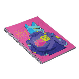 Cat Cyberpunk Stylish Design Notebook