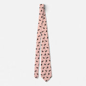 Cat Dad Blush Pink Tie (Back)