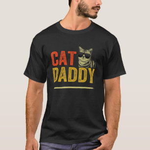 Cat Dad Cat Daddy Best Cat Dad Ever Fathers Day 80 T-Shirt