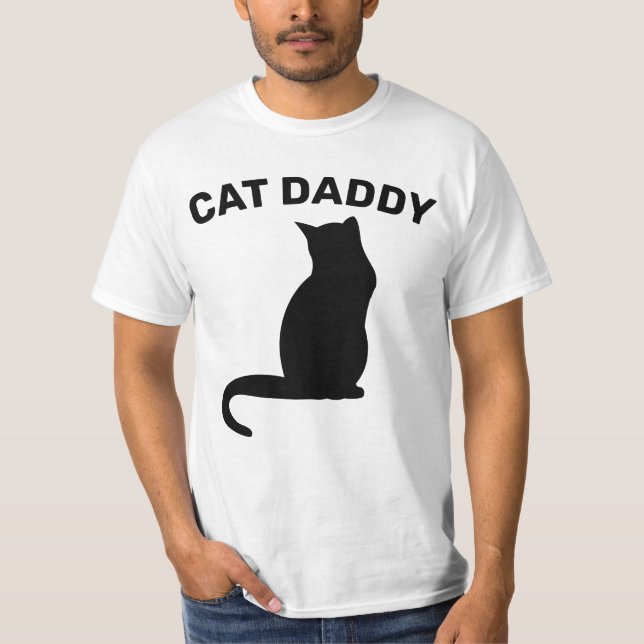CAT DAD (CAT DADDY) Men's T-Shirt (Front)