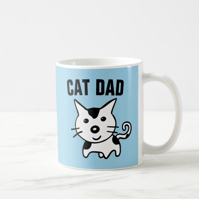 CAT DAD COFFEE MUGS (Right)