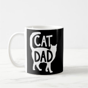 Cat Dad  Dad Papa Father's Day  Men  Coffee Mug