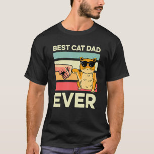 Cat Dad Ever Cat Person T-Shirt