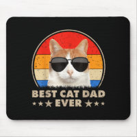 Cat Dad Ever Vintage Cool Gles Cat For Father Men 