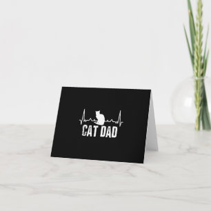 Cat dad for fathers day   Cat Retro Product Card