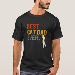 Cat dad, Funny cat Father Design 1 T-Shirt