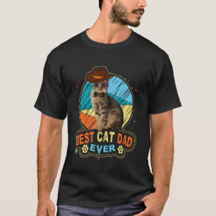 Cat dad, Funny cat Father Design T-Shirt