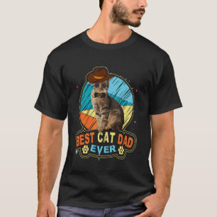 Cat dad, Funny cat Father Design T-Shirt