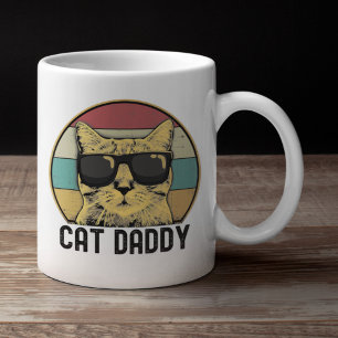 Cat Dad Funny Cat Lovers Coffee Mug