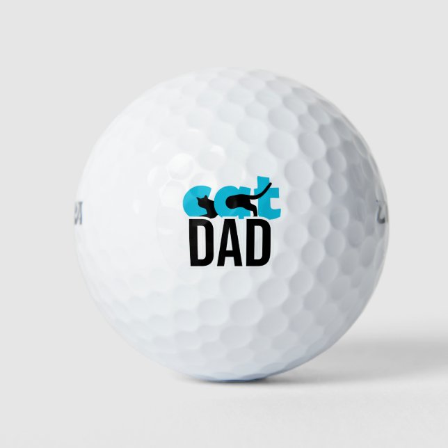 Cat dad golf balls (Front)