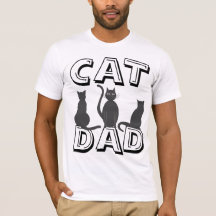 CAT DAD, MEN'S Cat Lover T-shirts