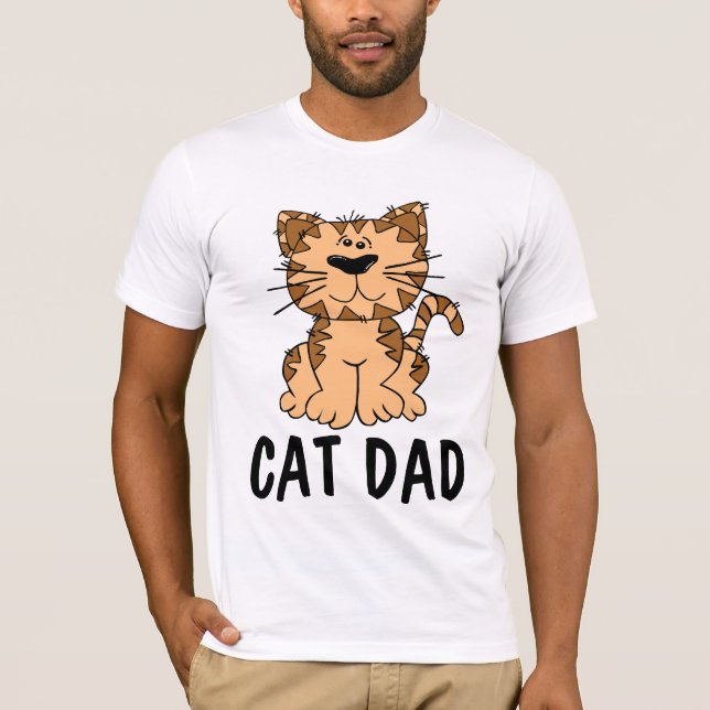 CAT DAD MEN'S T-shirts (Front)