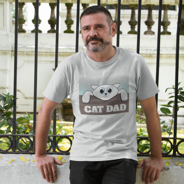 CAT DAD Men's T-shirts (Creator Uploaded)