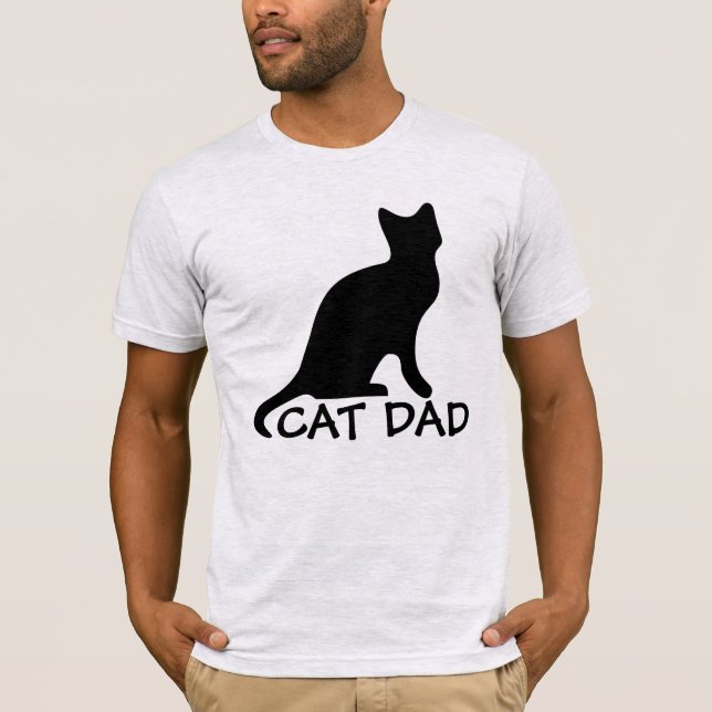 CAT DAD MENS T-shirts (Front)