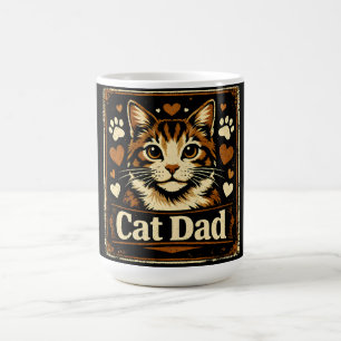 Cat Dad – Proud Feline Father Humour Love Coffee Mug