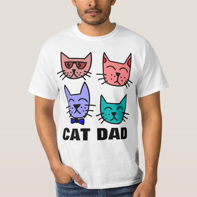 CAT DAD t-shirts (Front)