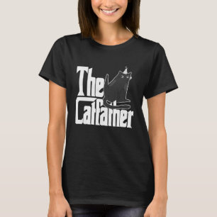 Cat Dad The Catfather Cheeky Birthday Cat Father K T-Shirt