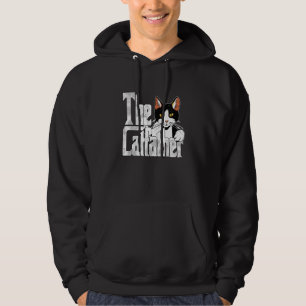 Cat Dad The Catfather Crazy Cat Father Kitty Daddy Hoodie