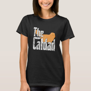 Cat Dad The Catfather Crazy Cat Father Kitty Daddy T-Shirt