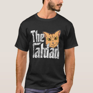 Cat Dad The Catfather Crazy Cat Father Kitty Daddy T-Shirt