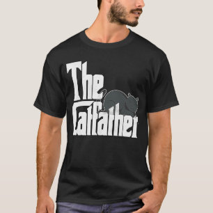 Cat Dad The Catfather Crazy Cat Father Kitty Daddy T-Shirt