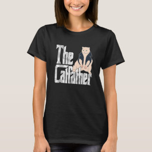 Cat Dad The Catfather Crazy Cool Cat Father Kitty T-Shirt