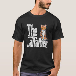 Cat Dad The Catfather Crazy Cute Cat Father Kitty T-Shirt