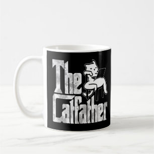 Cat Dad The Catfather Crazy Lazy Cat Father Kitty  Coffee Mug