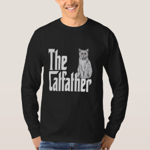 Cat Dad The Catfather Cute Cat Father Kitty Daddy T-Shirt