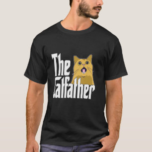 Cat Dad The Catfather Cute Meme Cat Father Kitty D T-Shirt