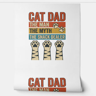 Cat Dad The Snack Dealer Vintage Cat Lover Shirt_1 Wallpaper