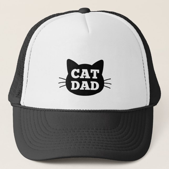 Cat Dad  Trucker Hat (Front)