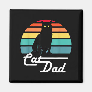 Cat Dad - Vintage Style Cat Lover Gift Magnet