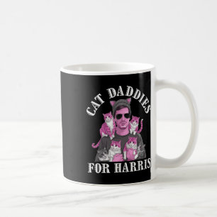 Cat Daddies For Kamala Harris 2024 Childless Cat L Coffee Mug